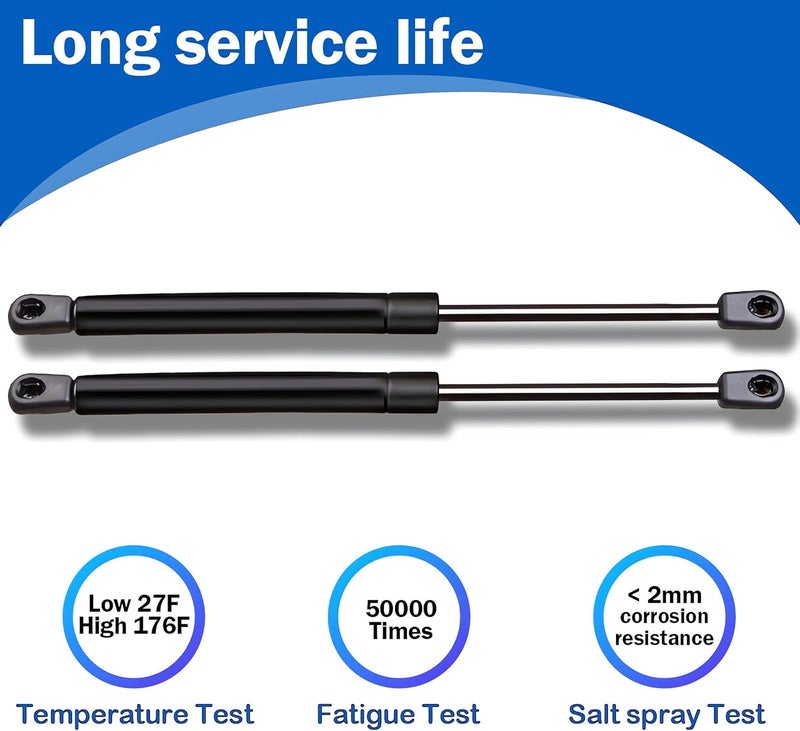 JSTEE Rear Window Glass Lift Supports Shock Struts Compatible with Jeep Wrangler TJ 1997-2006 Sport Utility with Hardtop - Replace# 8195729, 55076310AD(2PC Set),with Screwdriver for Install - Image 5